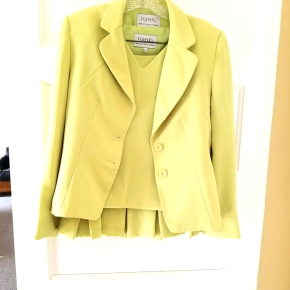 Ingenuity Dresses & Skirts - Three piece chartreuse suit